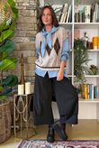 Zeta Otto Argyle Tank Mocha Marl
